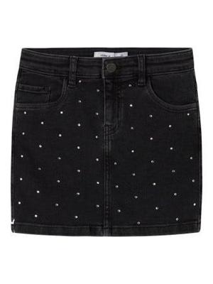 Name it winter rok meisjes - zwart - glitter steentjes -NkfNaomi