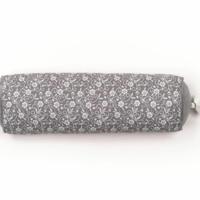 Polochon Kussen - TODAY - CHARME - Donkergrijze Capucine Print - 45 x 15 cm - thumbnail
