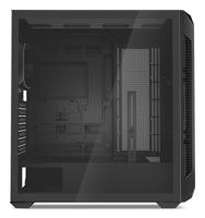 Sharkoon ak5m rgb midi tower behuizing (zwart | 2x usb-a | 1x usb-c | rgb | tempered glass) - thumbnail