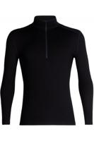Icebreaker 260 Tech LS Half Zip Thermoshirt Heren Black S - thumbnail