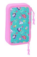 Dubbele etui My Little Pony Magic Roze Turkoois 12.5 x 19.5 x 4 cm 28 Onderdelen - thumbnail