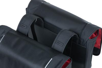 Dubbele fietstas Basil Sport Design 32 liter 35 x 15 x 43 cm - zwart - thumbnail
