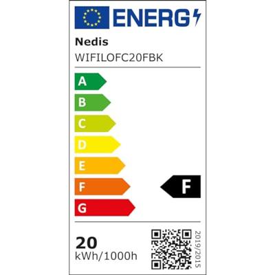Nedis SmartLife Schijnwerper | 1600 lm | Wi-Fi | 20 W | 1 stuks - WIFILOFC20FBK WIFILOFC20FBK