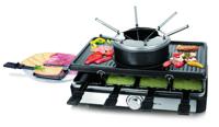 Emerio RG-124930 Gourmet en Fondue Set Zwart/RVS - thumbnail