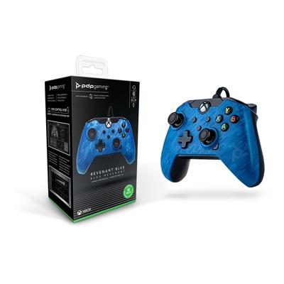 PDP 049-012-EU-CMBL game controller Blauw, Camouflage USB Gamepad Xbox, Xbox One, Xbox Series S, Xbox Series X PDP 049-012-EU-CMBL game controller Blauw, Camouflage USB Gamepad Xbox, Xbox One, Xbox Series S, Xbox Series X