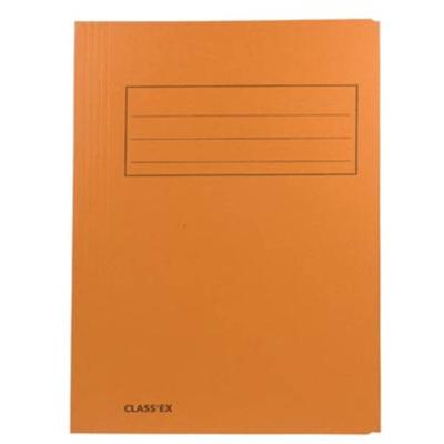 Class'ex dossiermap, 3 kleppen ft 23,7 x 32 cm (voor ft A4), oranje