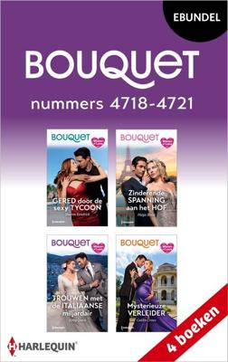 Bouquet e-bundel nummers 4718 - 4721 - Sharon Kendrick, Maya Blake, Abby Green, Caitlin Crews - ebook