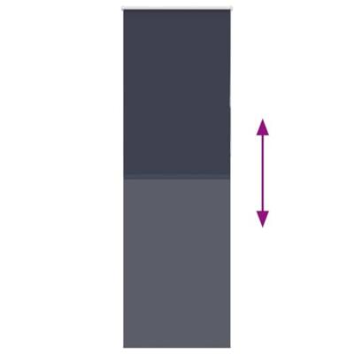 Rolgordijn verduisterend 65x230cm stofbreedte 60,7 cm polyester