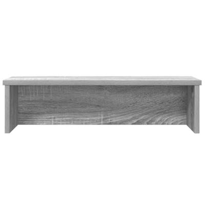 VidaXL Keukenrekken stapelbaar 2 st 60x15x16 cm grijs sonoma eiken