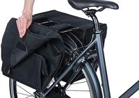 Basil kavan eco classic 46l dubbele fietstas zwart - thumbnail