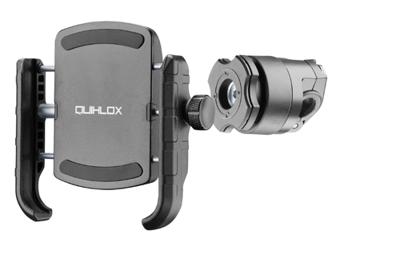 INTERPHONE gsm-houder "quiklox" met vasthoudsysteem cell phone holder interph quiklox crab, mirrow moun