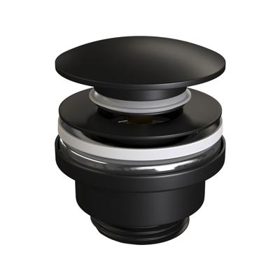 Klikwaste Brauer Afvoerplug Messing Binnenwerk 5/4 Mat Zwart Brauer Klikwaste Brauer Afvoerplug Messing Binnenwerk 5/4 Mat Zwart Brauer