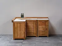 Passion Grills | Buitenkeuken Module Milano | Opstelling 06 | Albastro Cream - thumbnail