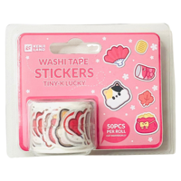Kenji Washi tape stickers - Tiny K Lucky - thumbnail