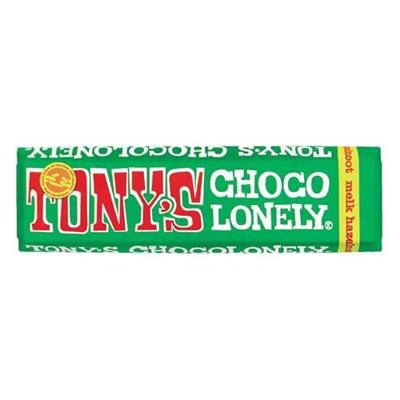 Tony&apos;s Chocolonely chocoladereep, 47g, hazelnoot