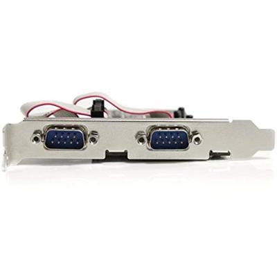 .com 4-poort Native PCI Express RS232 Seriële Kaart met 16550 UART - Seriële adapter - PCIe 1.1 - RS-232 - 4 poorten