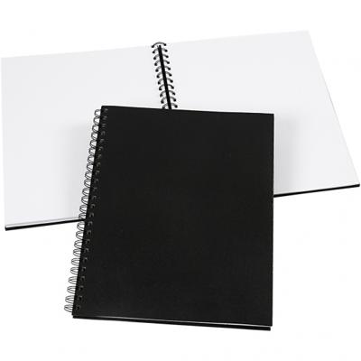 Creotime Notitieboek 23 X 30.5 cm zwart Creotime Notitieboek 23 X 30.5 cm zwart