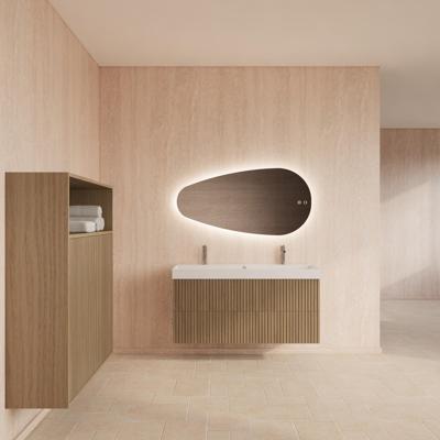 Badmeubelset Gliss Design Hybris Corn Silk Met Wastafel 120 cm