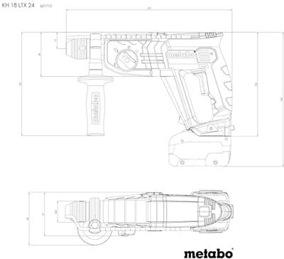 Metabo KH 18 LTX 24 SDS-Plus-Accu-combihamer 18 V