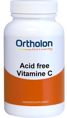 Ortholon Vitamine C acid free 90 Vegetarische capsules Ortholon Vitamine C acid free 90 Vegetarische capsules