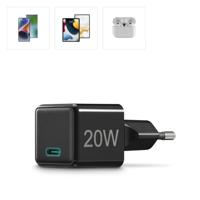 Hama Snellader USB-C PD/Qualcomm® Super-Mini-Charger 20 W Zwart - thumbnail