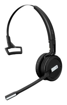 EPOS IMPACT SDW 10 HS On Ear headset Draadloos, DECT Mono Zwart Headset, Mono Telefoon