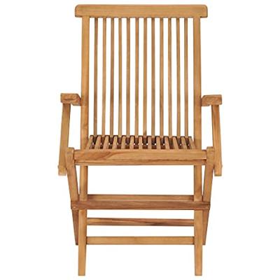Tuinstoelen 8 st inklapbaar massief teakhout