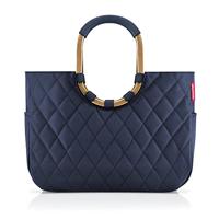 Reisenthel Loopshopper L-Frame Rhombus Midnight Gold - thumbnail