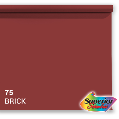 Superior Achtergrondpapier 75 Brick 1,35 x 11m Superior Achtergrondpapier 75 Brick 1,35 x 11m