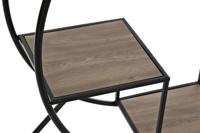 Planken DKD Home Decor Zwart Lichtgrijs Metaal Spar 90 x 30 x 100 cm (1) - thumbnail