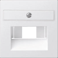 Inzetplaat voor CAT6a datadoos zuiverwit glanzend 027003 Gira - thumbnail