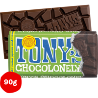 Tony&apos;s Chocolonely Puur Amandel Zeezout 90 g bij Jumbo - thumbnail