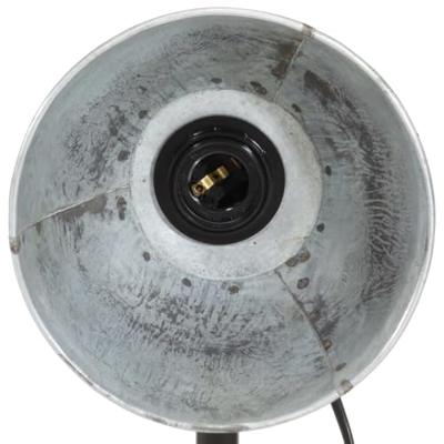 VidaXL Bureaulamp 25 w e27 18x18x60 cm vintage zilverkleurig - thumbnail