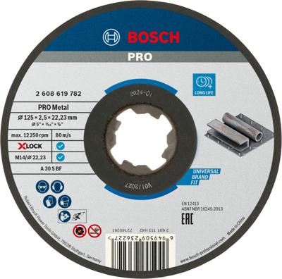 Bosch Accessories Standard for Metal 2608619782 Doorslijpschijf recht 125 mm 1 stuk(s) Metaal Bosch Accessories Standard for Metal 2608619782 Doorslijpschijf recht 125 mm 1 stuk(s) Metaal