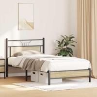 Bedframe zonder matras hout sonoma eikenkleurig 100x190 cm - thumbnail