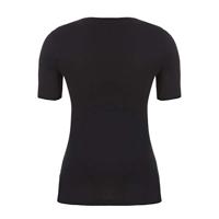 Dames thermo shirt korte mouw - Kant - Warm thermo ondergoed dames - Diepe hals - thumbnail