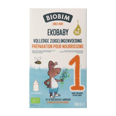 Biobim Ekobaby 1 volledige zuigelingenvoeding 0+ mnd bio 600 Gram