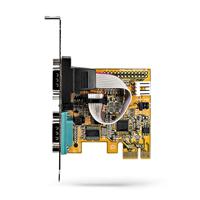 StarTech.com 2-Port PCI Express 2 poorten Seriële interfacekaart RS232 PCIe x1 - thumbnail