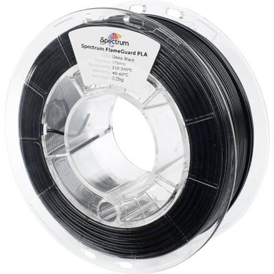 Spectrum Filaments 81447 FlameGuard PLA Filament PLA kunststof Vlamvertragend, Hittebestendig 1.75 mm 250 g Zwart, Black 1 stuk(s)