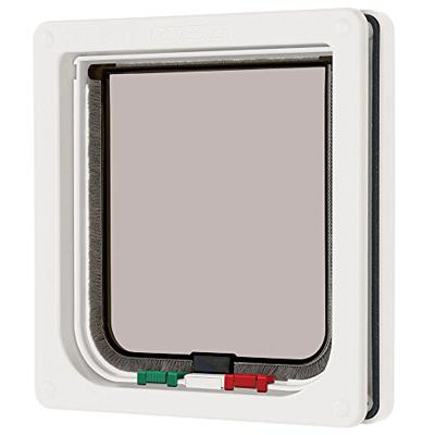 Cat Mate kattenluik met vierwegsluiting 13mm wit
