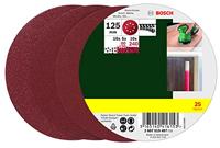 Bosch Accessories 2607019497 Excenterschuurpapierset Met klittenband, Geperforeerd Korrelgrootte (num) 80, 120, 240 (Ø) 125 mm 1 set(s) - thumbnail