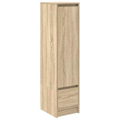 Highboard 29,5x34x119,5 cm spaanplaat sonoma eikenkleurig
