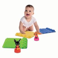 Clementoni baby - sensorische speelmat bing met speelfiguren, 6dlg. - thumbnail