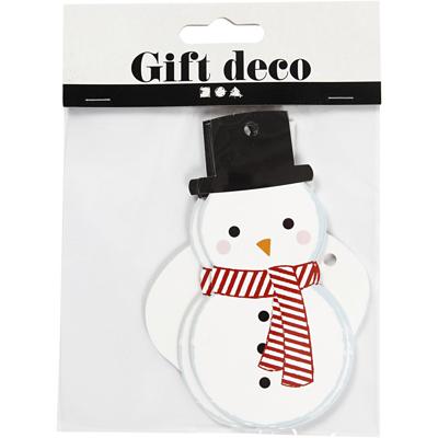 Creativ Company Cadeaulabels, afm 11,8x6 cm, 350 gr, 10 stuk/ 1 doos