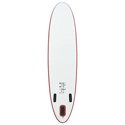 VidaXL Stand up paddleboardset opblaasbaar rood en wit - thumbnail