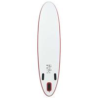 VidaXL Stand up paddleboardset opblaasbaar rood en wit - thumbnail