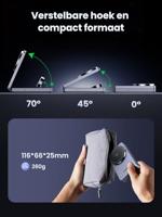 UGREEN W707 3-in-1 15W Magnetic Charger Wireless Charger 15 W Qi-standaard Grijs - thumbnail