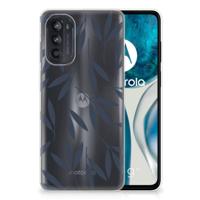 Motorola Moto G52/G82 | TPU Case | Leaves Blue - thumbnail