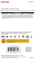 SanDisk Cruzer® Blade™ USB-stick 64 GB Zwart SDCZ50-064G-B35 USB-A 2.0 - thumbnail