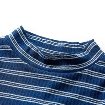 Kindershirt met lange mouwen gestreept 116 marineblauw Kindershirt met lange mouwen gestreept 116 marineblauw